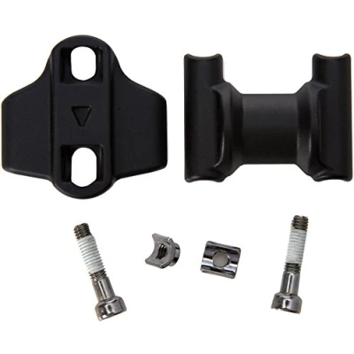Image of Rock Shox R5006010 Post Clamp Kit Reverb (Includes Upper/Lower Plates, Nuts and Bolts), 116815006010, Black