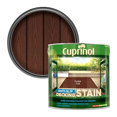 Image of Cuprinol 2.5 Litres Anti Slip Decking Stain Cedar Fall