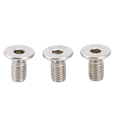 Image of Musiclily Pro Metric M5X10mm Stainless Steel Hexagon Socket Countersunk Mounting Screws for Floyd Rose Locking Tremolo Block (Set of 3)