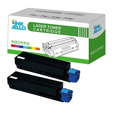 Image of InkJello Compatible Toner Cartridge Replacement for Oki B412 B432 B512 MB472 MB492 MB562 (Black, 2 Pack)