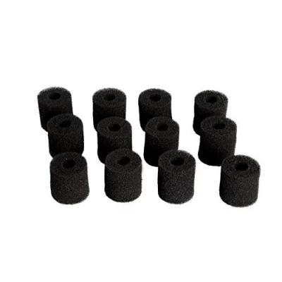 Image of LTWHOME Carbon Foam Filter Pads fit for Eheim 2628080 Aquaball 2208 2210 2212/60 130 180,Biopower 160 200 240 (Pack of 12)