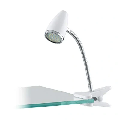 Image of Eglo Riccio 1 GU10 LED 1X3W Spotlight Plastic Steel White Chrome IP20 220 240V