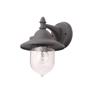 Image of Zink LEEK Outdoor Mini Fisherman&#039;s Lantern Anthracite