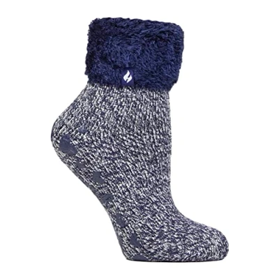 Image of HEAT HOLDERS Womens Non Slip Fluffy Socks Gift for Ladies Size 4 7 (4 7, HHL06)