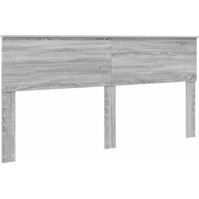 Image of vidaXL Headboard with Grey Sonoma 200 cm Engineered wood