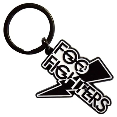 Image of Rock Off officially licensed products Foo Fighters Flash Band Logo Keychain One Size
