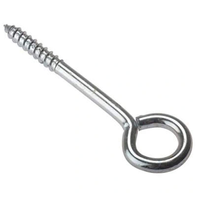 Image of fiXte® 75mm BZP (3 inch) Steel Screw in Vine Eyes Pack of 20 Silver