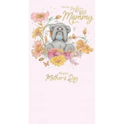 Image of Me to You Tatty Teddy &#039;Best Mammy&#039; Mother&#039;s Day Card 5 x 9&quot; Official Collection