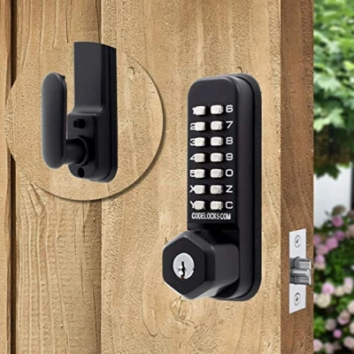 Image of Codelocks CL255 Marine Grade Mortice Latch Key Blk