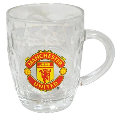 Image of Manchester United F.C. Glass Tankard Official Merchandise