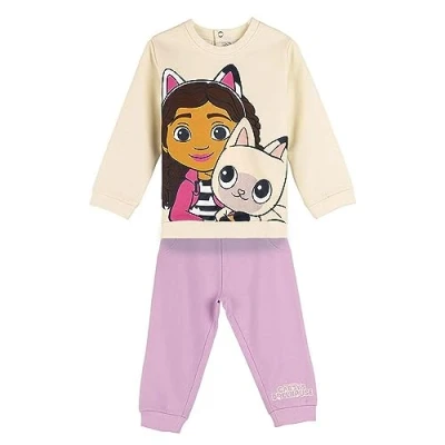 Image of Gabby&#039;s Dollhouse Unisex Kid&#039;s Tracksuit, Pink, Standard