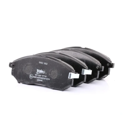 Image of 41060CC090, 41060EB325, AY040NS058, AY040NS079, AY040NS091 Brake pad set VALEO 301337 NISSAN: Qashqai / Qashqai+2 I, NP300 Navara Pickup, Pathfinder 3