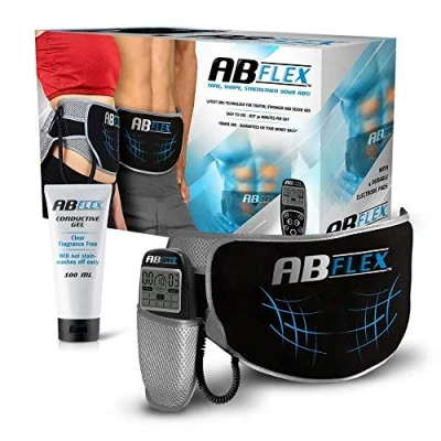 Image of ABFLEX Ab Toning Belt and Stimulator for Slender Toned Stomach Muscles, Remote Quick Easy Adjustments, 99 Intensity Levels 10 Workouts Fast Results, Workout