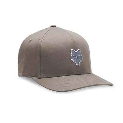 Image of Fox Racing Men&#039;s Head Flexfit Hat, Steel Grey, Small