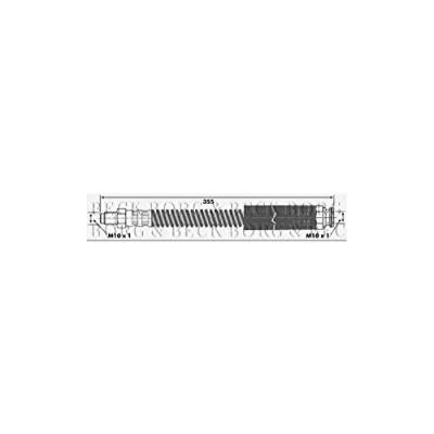 Image of Borg &amp; Beck Brake Hose Fits: Citroen C15, Visa Peugeot 205