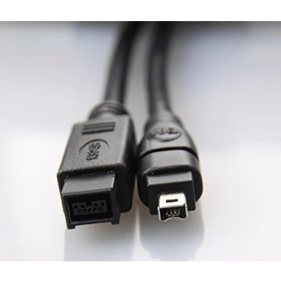 Image of Bizlander Firewire High Speed Premium DV to Cable 800 1394B 400 IEEE 9 Pin Male 4 6FT for Mac Pro, MacBook Mini, iMac PC,Digital Cameras, SLR