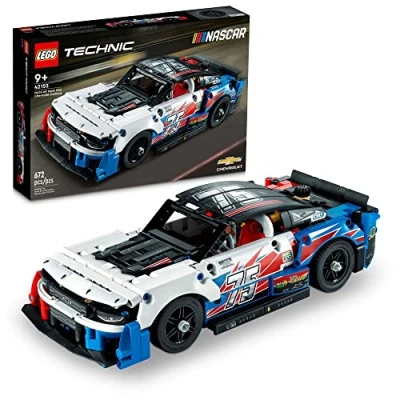Image of LEGO Technic NASCAR Next Gen Chevrolet Camaro ZL1 Building Set 42153 Authentically Designed Model Car and Toy Racing Vehicle Kit, Collectible Race Display for Boys, Girls, Teens Ages 9+