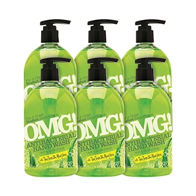 Image of OMG Antibacterial Hand Soap 500ml (Pack of 6)