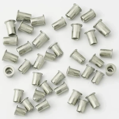 Image of VEDA Total 100 pcs of 25xM4,25xM5,25xM6,25xM8 Threaded Aluminum Rivet Nut Insert Nutsert