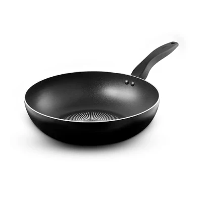 Image of Tower T700316 SmartStart Gourmet 28cm Aluminium Wok with Easy Clean Aeroglide Non Stick, Long Lasting, Induction Compatible, Oven Safe, PFOA Free