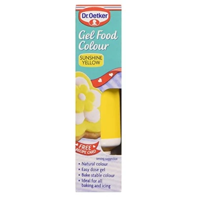 Image of Dr Oetker Food Colour Gel Yellow , 10g