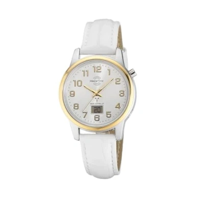 Image of Master Time MTLA 10799 42L Women&#039;s Analogue Digital Quartz Watch with Leather Strap, Strap