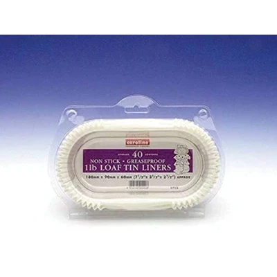 Image of Caroline 40 Loaf Tin Liners 1lb