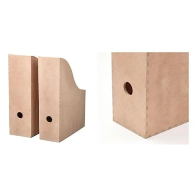 Image of Ikea Knüff Wooden Magazine Rack Set of 2 9 x 24 31 cm and 10 25