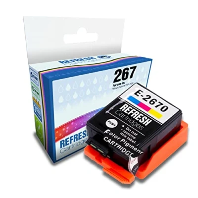 Image of Refresh Cartridges Remanufactured Ink Cartridge Replacement for Epson 267 (Tri Colour)