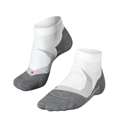 Image of 1 Pair White RU4 Cool Short Cushioned Sports Socks Men&#039;s 5.5 7.5 Mens Falke