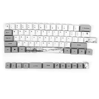 Image of 73pcs PBT Sublimation Keycaps, Universal Mechanical Keyboard Keycap, Five Sided Dyed 6064 Ink Pattern DIY Mechanical/Optical PC Parts for