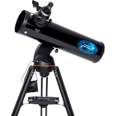 Image of Celestron 22203 AstroFi 130 Wireless Reflecting Telescope, Black