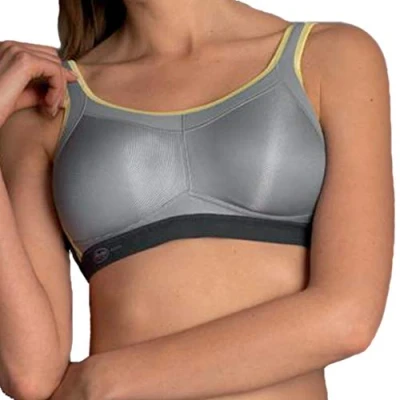 Image of Anita Women&#039;s Non Wired Seamless Sports Bra 5529 Iconic Grey 30 D