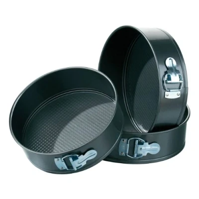 Image of PRIMA 3pc Springform Set 24/26/28cm, Carbon, Black