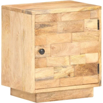 Image of vidaXL Bedside Cabinet 40x30x45 cm Solid Mango Wood