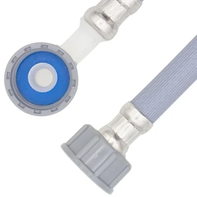 Image of VARIOSAN feed hose 11183, 1,50 m, angled, 3/4&quot;, for washing machines and dishwasher …