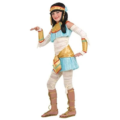 Image of Rubies Official 884680S000 Small Childs Girls Egyptian Mummy Costume
