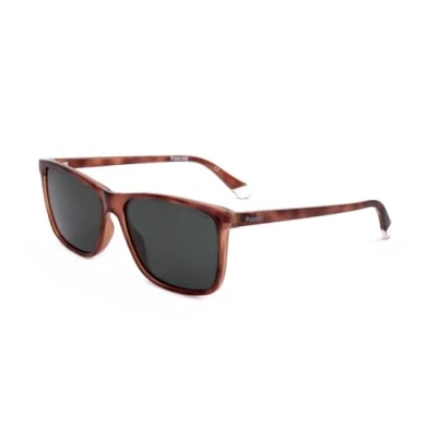 Image of Polaroid Unisex Sunglasses, Size: One Size, Red havana