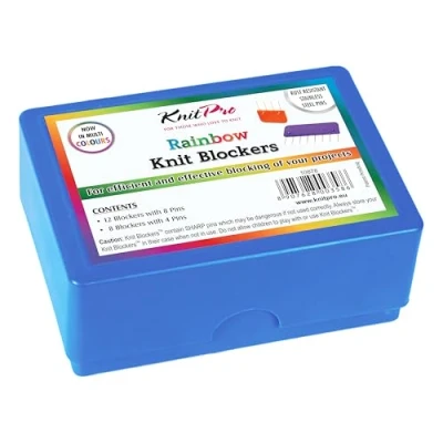 Image of KnitPro KP10878 Rainbow Knit BLOCKERS PK20, Assorted