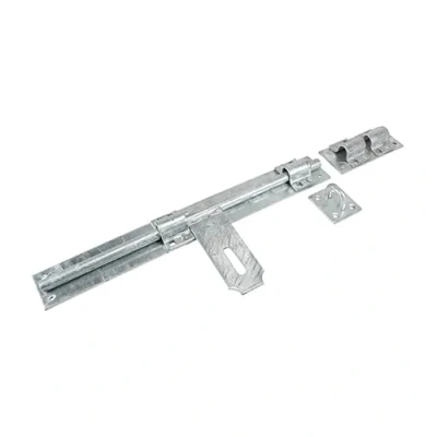 Image of Timco Heavy Cross Pattern Door Bolt Hot Dipped Galvanised (Size 18&quot; 1 Each)