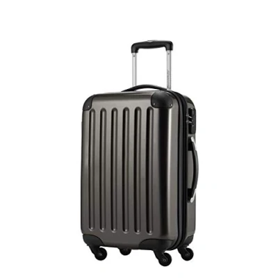 Image of HAUPTSTADTKOFFER Alex Carry On luggage Board Suitcase Bag Hardside Spinner Trolley 4 Wheel Expandable, 55cm, graphite