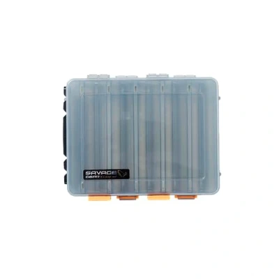 Image of Savage Gear Lurebox 2 Sided Smoke Short 20,5x17x4,8cm Tacklebox