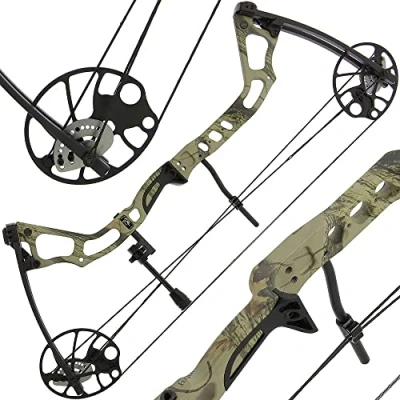 Image of Mirage 15 70lbs Adjustable Power &amp; Draw Compound Archery Bow Target Practice Shooting 300FPS