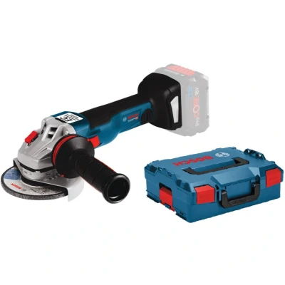 Image of Bosch Professional 18V System GWS 10 SC Cordless Angle Grinder (disc Diameter: 125 mm, incl. connectivity Module, excluding Batteries and Charger, in L BOXX)