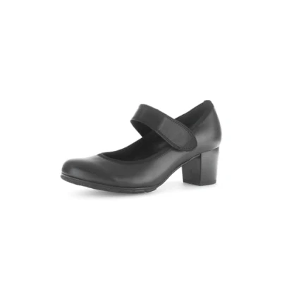 Image of Gabor Women&#039;s Strappy Pumps, High Shoes, Best Fitting, Black 27, 5 UK