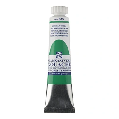 Image of Talens Emerald green GOUACHE PAINT 20ml