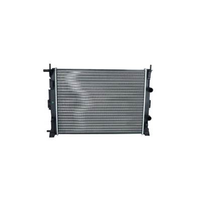 Image of 8200115542, 8660003463 Engine radiator NRF Economy Class 58329A Aluminium 590mm 452mm 32mm Mechanically jointed cooling fins RENAULT: SCENIC 2