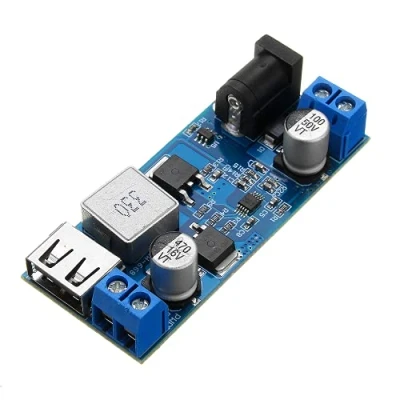 Image of Fasizi DC 24V/12V To 5V 5A Step down Power Supply Buck Converter Adjustable USB Charging Module