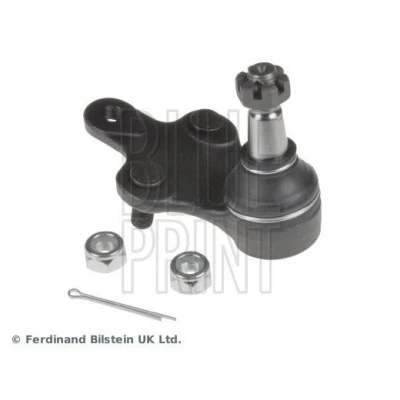 Image of 4333019085, 4333019205 Ball joint BLUE PRINT ADT38629 Front Axle Right, Lower with crown nut 14mm for control arm TOYOTA: Starlet V Hatchback