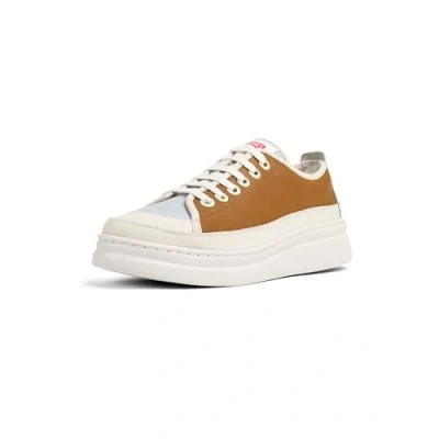 Image of Camper Twins Trainers, Women&#039;s, Size: 2.5, Weiß grau Leather